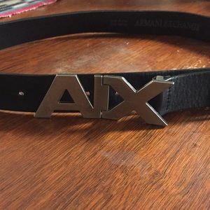 Armani leather belt